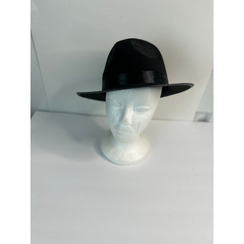 Adult Black Fedora Hat OneSize
